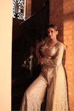 Load image into Gallery viewer, GREY HEAVILY EMBROIDERD JACKET SHARARA