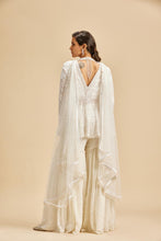 Load image into Gallery viewer, IVORY PEPLUM GARARA