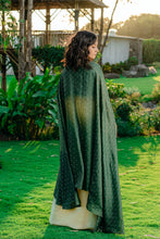 Load image into Gallery viewer, Forest Green Embroidered Drape Skirt Set