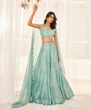 Load image into Gallery viewer, CANDY BLUE LEHENGA SET