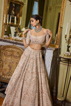 Load image into Gallery viewer, Wheat Pearl Lehenga Set