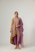 Load image into Gallery viewer, GREEN MULTICOLOR DHOTI KURTA WITH DUPATTA SET
