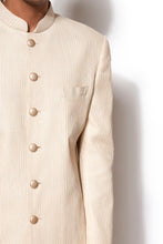 Load image into Gallery viewer, Ivory Signature Textured Long Jacket Set
