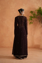 Load image into Gallery viewer, Printed blouse, sharara and long jacket