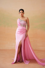 Load image into Gallery viewer, Pink embroidered gown