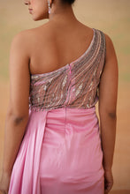 Load image into Gallery viewer, Pink embroidered gown