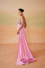 Load image into Gallery viewer, Pink embroidered gown