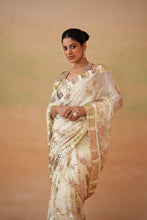 Load image into Gallery viewer, Lime yellow blouse, peticoat, running saree