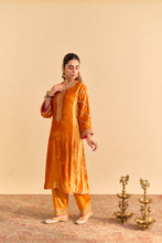 Load image into Gallery viewer, Azmiya - Orange Chauga with Salwar