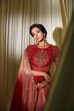 Load image into Gallery viewer, RED ANARKALI SET