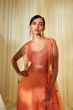 Load image into Gallery viewer, ORANGE LEHENGA SET