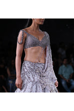 Load image into Gallery viewer, Daphne Shimmer Tulle Lehenga Set
