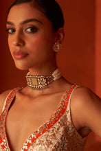 Load image into Gallery viewer, Ivory Raw Silk Lehenga Set