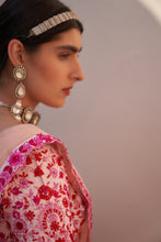 Load image into Gallery viewer, Blush Pink Double Dupatta Lehenga Set