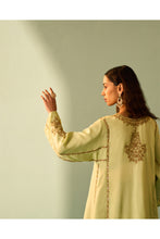 Load image into Gallery viewer, Green Tissue Choga Set