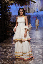 Load image into Gallery viewer, RUHI PEPLUM SHARARA SET