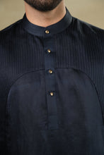 Load image into Gallery viewer, Midnight rose short kurta set