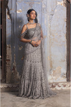 Load image into Gallery viewer, GREY GEORGETTE SAREE