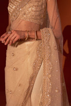 Load image into Gallery viewer, Gold Net Saree