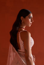 Load image into Gallery viewer, Ivory Net Saree