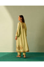 Load image into Gallery viewer, Green Tissue Choga Set