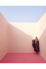 Load image into Gallery viewer, Maroon Velvet Choga Set