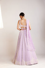 Load image into Gallery viewer, Lilac Pearl Drop Lehenga Set