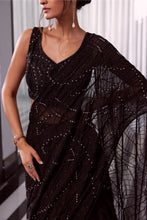 Load image into Gallery viewer, TUSSAR BLOUSE ORGANZA SAREE