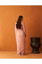 Load image into Gallery viewer, Rose Pink Net Saree