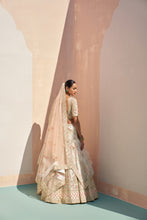 Load image into Gallery viewer, Ivory Double Dupatta Lehenga Set