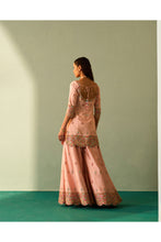 Load image into Gallery viewer, PINK RAW SILK SHARARA SET