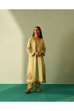 Load image into Gallery viewer, Green Tissue Choga Set