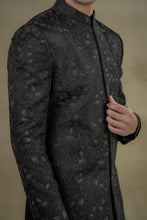 Load image into Gallery viewer, Parsian Night Long Bandhgala set