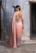 Load image into Gallery viewer, PEACH TO MAUVE OMBRE SAREE