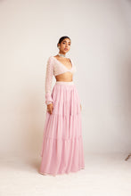 Load image into Gallery viewer, Powder Pink Sharara Set