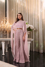Load image into Gallery viewer, TUSSAR BLOUSE ORGANZA PONCHO NET PANT