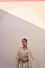 Load image into Gallery viewer, Ivory Double Dupatta Lehenga Set