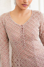 Load image into Gallery viewer, pink embellished sharara and kurta