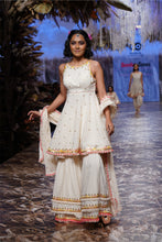 Load image into Gallery viewer, RUHI PEPLUM SHARARA SET
