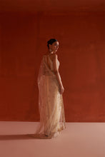 Load image into Gallery viewer, Gold Net Saree