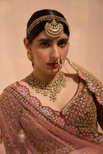 Load image into Gallery viewer, Mustard Organza Double Duppatta Lehenga Set