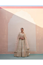 Load image into Gallery viewer, Ivory Double Dupatta Lehenga Set