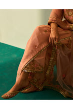 Load image into Gallery viewer, Peach Tissue Choga Set