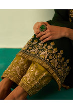 Load image into Gallery viewer, GREEN SILK Choga Set