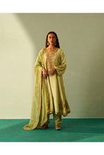 Load image into Gallery viewer, Green Tissue Choga Set