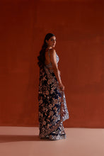Load image into Gallery viewer, Midnight Blue Net Saree