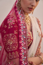 Load image into Gallery viewer, Wine Double Dupatta Lehenga Set