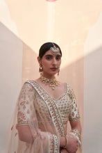 Load image into Gallery viewer, Ivory Double Dupatta Lehenga Set