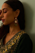 Load image into Gallery viewer, GREEN SILK Choga Set