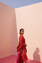 Load image into Gallery viewer, Rani Pink Velvet Kurta Set